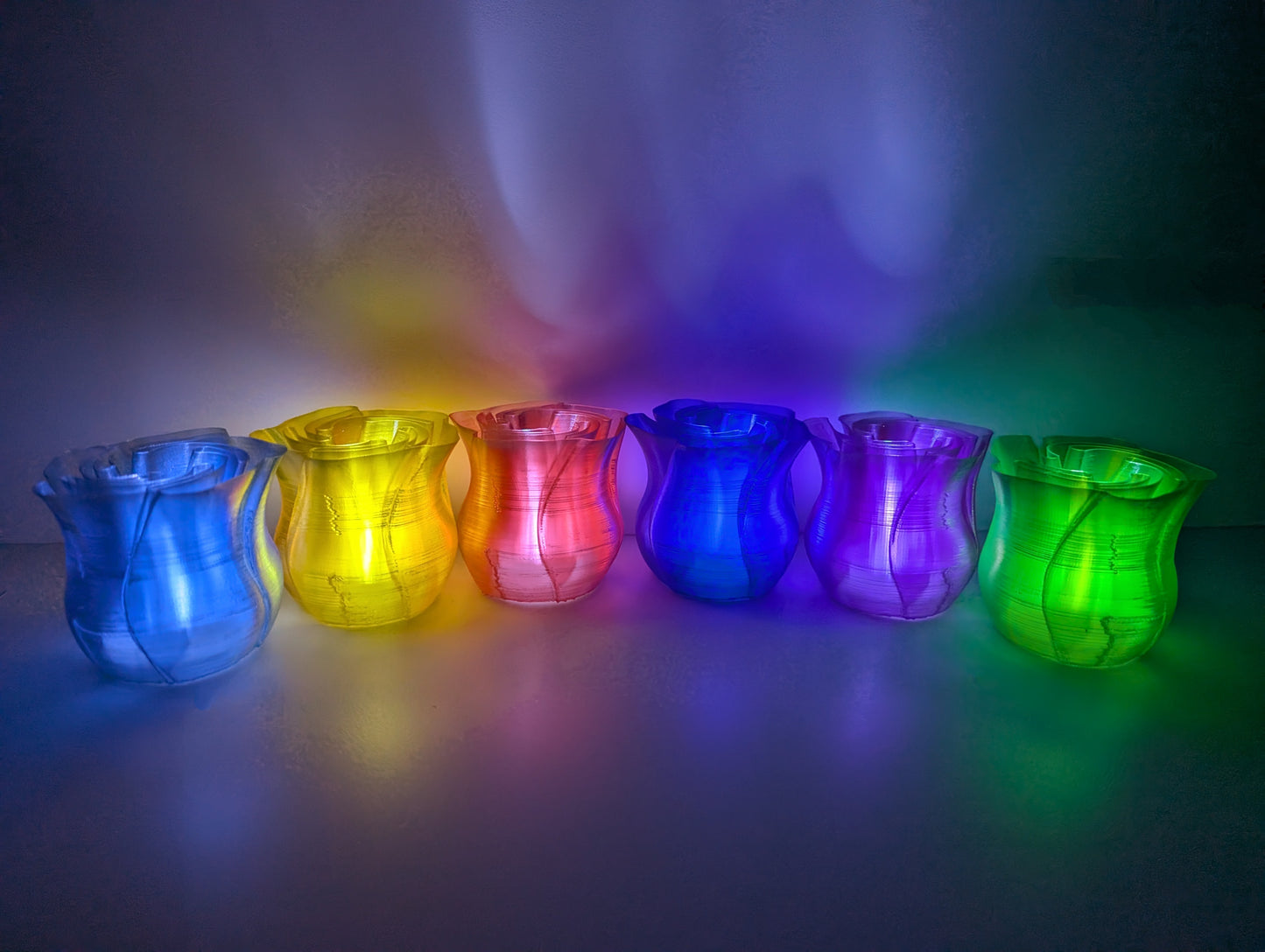 Tea Light Flowers (No Petals)