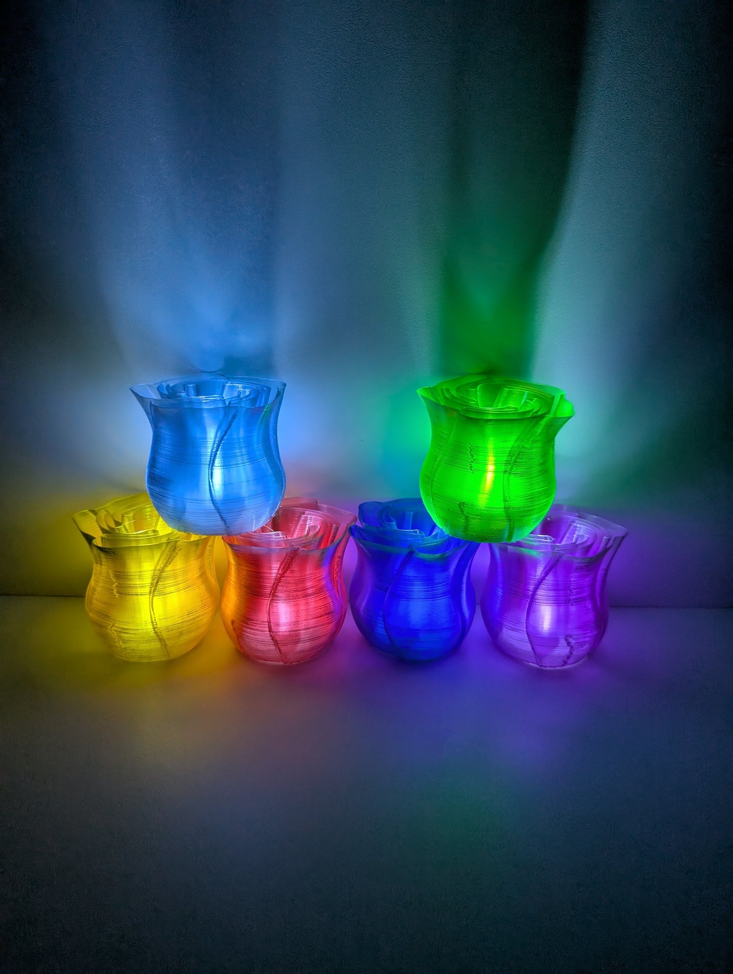 Tea Light Flowers (No Petals)