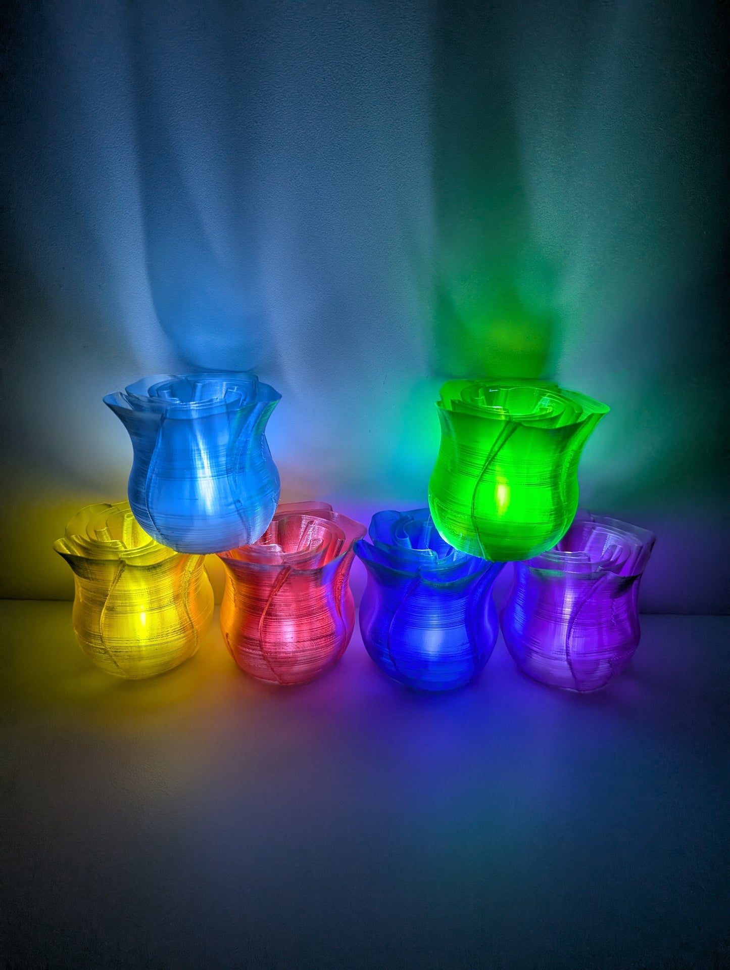 Tea Light Flowers (No Petals)